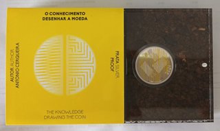 Moeda Conhecimento Prata Proof 2024
