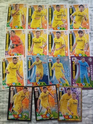 Villareal Adrenalyn 2017 - Cromos de Jugadores