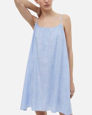 Vestido H&M Verano Rayas Lino