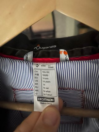 Chaqueta de equitación negra Talla 14