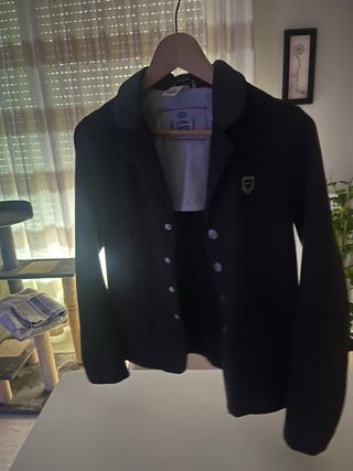 Chaqueta de equitación negra Talla 14