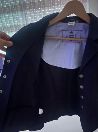 Chaqueta de equitación negra Talla 14