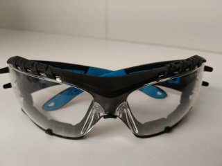Gafas de protección PSH negras y azules