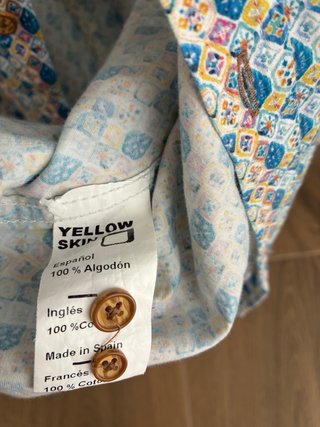 Camisa Yellow Skin Estampada Talla L