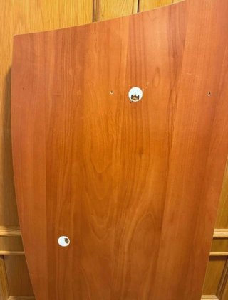 Espejo madera cerezo irregular 118x49cm
