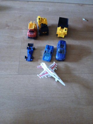 Lote Coches Juguete y Avión