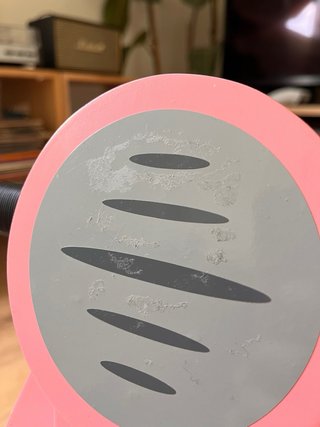 Scooter de madera rosa para niños
