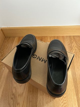 Mocasines Piel Negro Mango Talla 40
