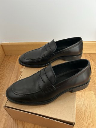 Mocasines Piel Negro Mango Talla 40