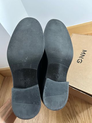 Mocasines Piel Negro Mango Talla 40