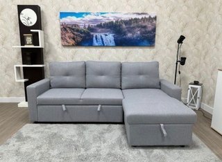 Sofá Cama Gris con Arcón