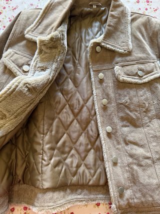 Chaqueta abrigo unisex beige/marrón