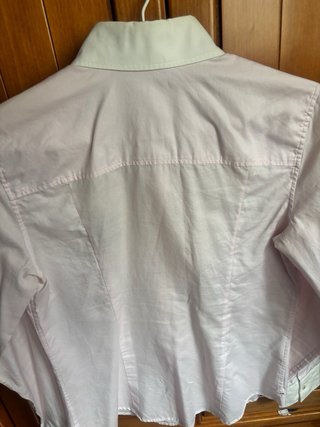 Camisa CH Mujer Rosa y Blanca