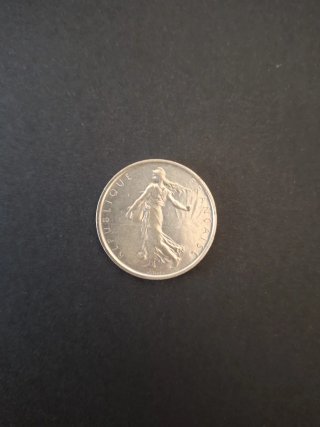 Moneda 5 Francos 1963 Plata