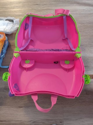 Maleta infantil Trunki rosa y morada