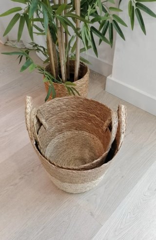 Conjunto Cestas Fibras Naturales