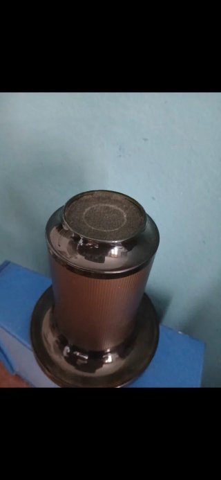 Lampada anni 70 metallo oro e marrone