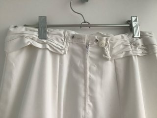 Falda de baile blanca talla única