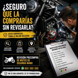 ¡Reviso tu moto antes de comprarla!