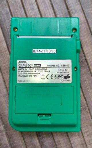 Game Boy Pocket Verde + Tetris DX