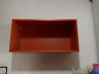Mueble de salón modular blanco y negro