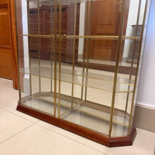 Vitrina de cristal para pared