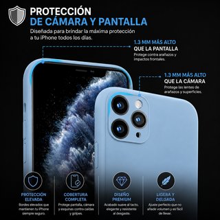 Cover iPhone 11 Pro in silicone liquido