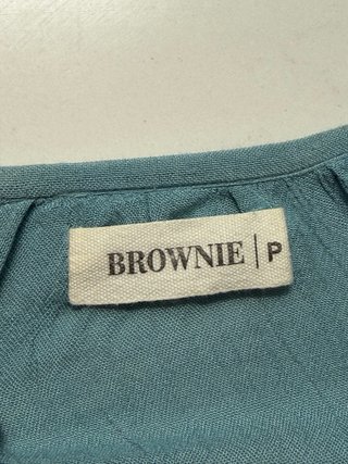 Blusa tirantes volantes Brownie azul