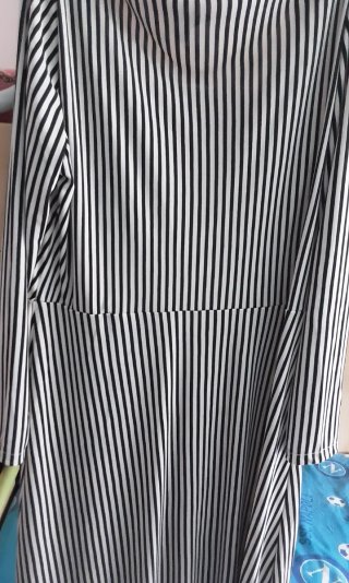 Vestito premaman a righe