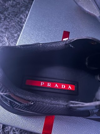 Prada Cup Zapatillas Negras