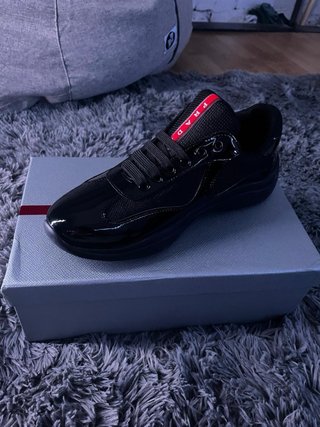 Prada Cup Zapatillas Negras