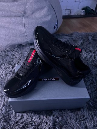 Prada Cup Zapatillas Negras