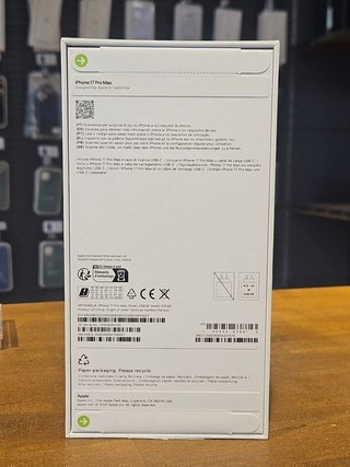 IPHONE 17 PRO MAX 256GB ARGENTO SIGILLATO