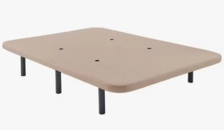Colchón Cecotec 90x190 y Base Tapizada con 6 patas