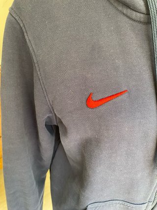 Sudadera Nike con capucha azul