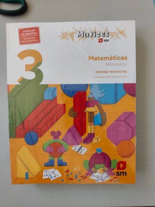 Matemáticas. 3 Primaria. Trimestres. Matices