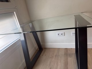 Cristal vidrio templado para mesa 100x82 cm