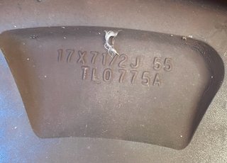 Llantas Honda 17 con Neumáticos