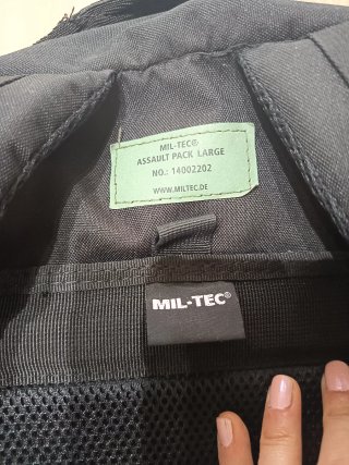 Mochila Táctica Mil-Tec Negra