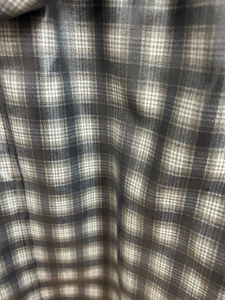 Gabardina Zara cuadros gris y blanco sin estrenar