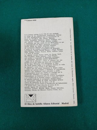 Libro Los Anarquistas 2/ La practica