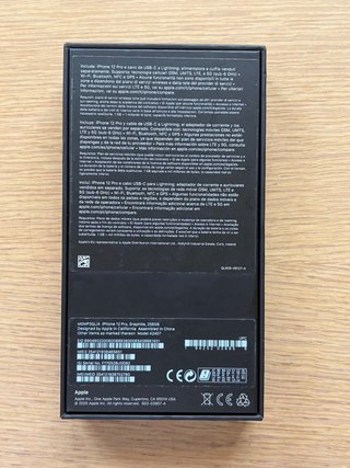 iPhone 12 Pro 256GB Gris 80% Salud