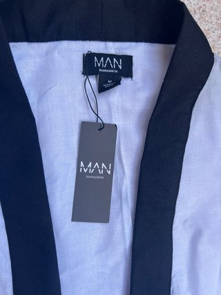 Conjunto BoohooMAN Camisa y Short Estampado Montañ