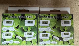 2 x Termohigrómetro Digital con Sonda