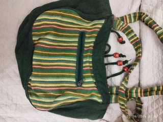 Bolso boho étnico multicolor