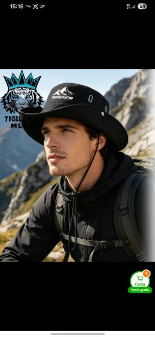 Gorro Mountaintop Negro