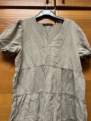 Vestito Zara verde militare taglia XL