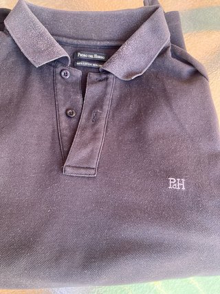 Polo PDH hombre negro