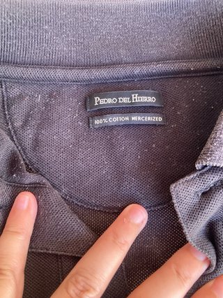 Polo PDH hombre negro