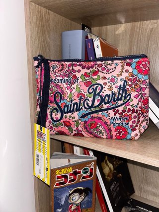 Pochette Saint Barth floreale